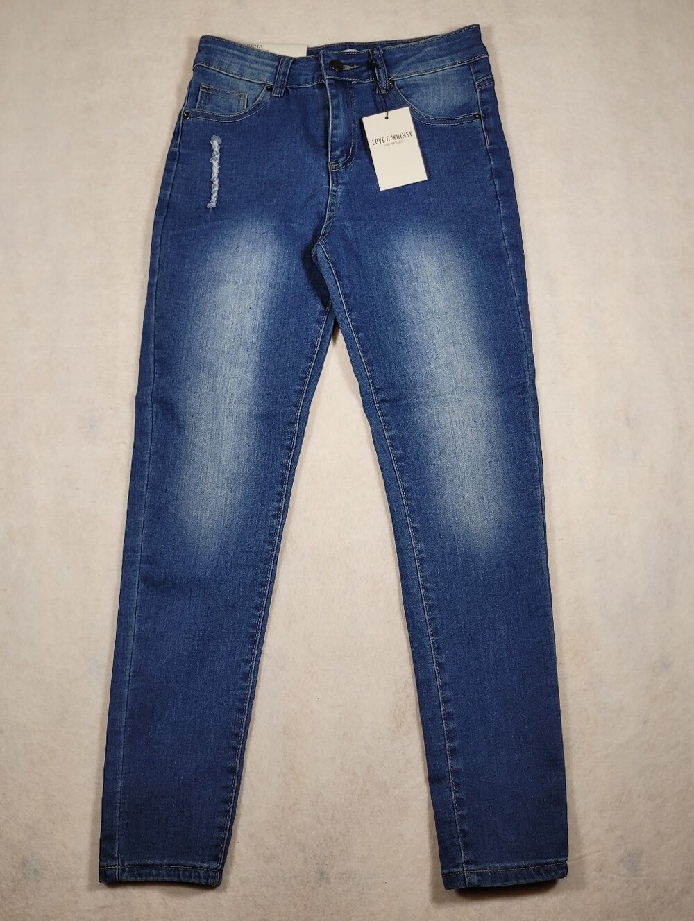 Love & Whimsy Lorena High Waisted Skinny Push Up Jeans Size 7
